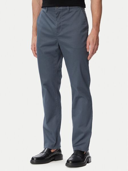 Calvin Klein Spodnie materiałowe LV140EM633 Granatowy Slim Fit. Niebieskie spodnie materiałowe CALVIN KLEIN, m, bez wzorów, z bawełny. Za 409.99 zł.