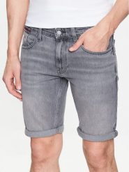 Tommy Jeans Szorty jeansowe Ronnie DM0DM16349 Szary Relaxed Fit. Szare szorty Tommy Jeans, m, bez wzorów, z bawełny. Za 369.99 zł.