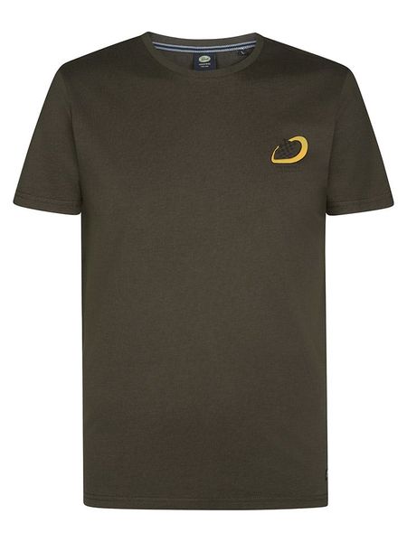 Petrol Koszulka w kolorze khaki rozmiar: M. Brązowe bezrękawniki Petrol, m, bez wzorów, z bawełny, bez kołnierzyka, bez ramiączek. Za 52.42 zł.