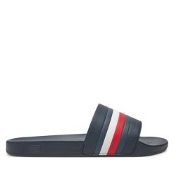 Klapki Tommy Hilfiger. Niebieskie klapki Tommy Hilfiger. Za 139.99 zł.