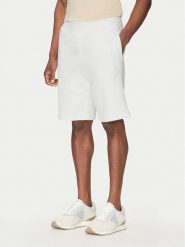 Guess Szorty sportowe M5GD10 KCN01 Biały Regular Fit. Białe krótkie spodenki sportowe Guess, m, z aplikacjami, z bawełny. Za 249.99 zł.