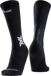 Skarpety biegowe X-Socks Run Perform Warm Crew. Czarne skarpety X-Socks, bez wzorów, z materiału. Za 109.99 zł.