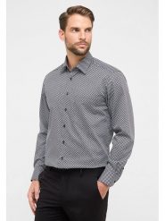 Eterna Koszula - Comfort fit - w kolorze antracytowym rozmiar: 41. Czarne koszule Eterna, bez wzorów, z bawełny, bez kołnierzyka, bez ramiączek. Za 121.99 zł.