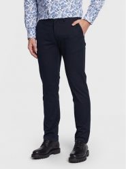 Tommy Hilfiger Chinosy Core Denton MW0MW28884 Granatowy Straight Fit. Niebieskie eleganckie spodnie Tommy Hilfiger, m, z bawełny. Za 339.99 zł.