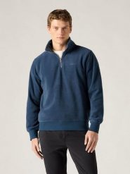 Levi's Bluza w kolorze granatowym rozmiar: L. Niebieskie bluzy Levi's®, l, bez wzorów, z bawełny, bez kaptura. Za 164.02 zł.