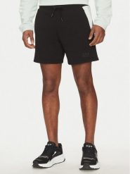 EA7 Emporio Armani Szorty materiałowe 7M000269 AF12451 UC001 Czarny Regular Fit. Czarne szorty EA7 Emporio Armani, m, bez wzorów, z bawełny. Za 259.99 zł.