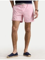 Polo Ralph Lauren Szorty kąpielowe 710957782004 Różowy Classic Fit. Czerwone kąpielówki Polo Ralph Lauren, m, bez wzorów, z syntetyku. Za 369.99 zł.