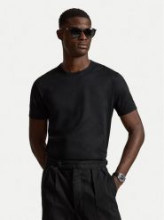 Polo Ralph Lauren T-Shirt 710B27503008 Czarny Regular Fit. Czarne koszulki polo Polo Ralph Lauren, l, bez wzorów, z bawełny, bez kołnierzyka, bez ramiączek. Za 466.99 zł.