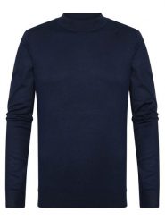 Petrol Industries Golf M-3030-KWC258 Granatowy Regular Fit. Niebieskie golfy Petrol Industries, m, bez wzorów, z wiskozy, bez kołnierzyka, bez ramiączek. Za 139.99 zł.