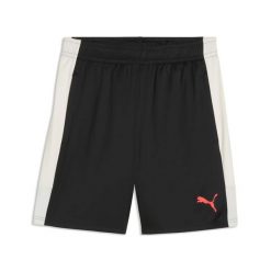 Męskie szorty treningowe individualLIGA PUMA. Czarne krótkie spodenki sportowe Puma, m, bez wzorów, z dzianiny. Za 129.00 zł.