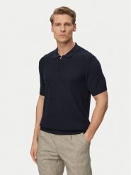JOOP! Polo Vascor 30101508 Granatowy Regular Fit. Niebieskie koszulki polo JOOP!, l, bez wzorów, z bawełny, bez kołnierzyka, bez ramiączek. Za 609.99 zł.