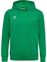 Bluza z kapturem Hummel Go 2.0. Zielone bluzy z kapturem Hummel, xl, bez wzorów, z bawełny, z kapturem. Za 233.50 zł.