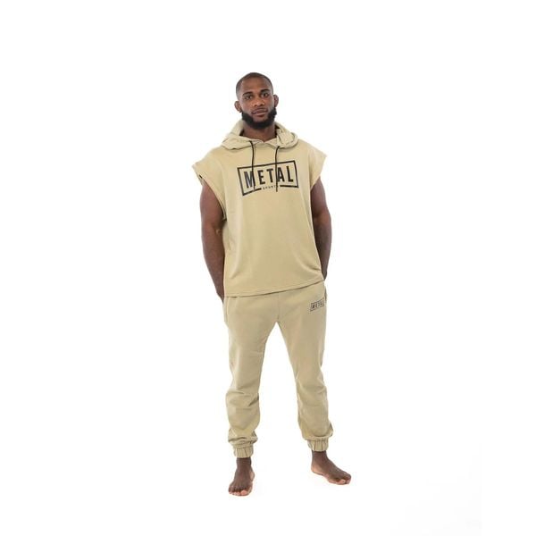 Bluza z kapturem Metal Boxe Storm. Brązowe bluzy z kapturem METAL BOXE, l, bez wzorów, z bawełny, z kapturem. Za 198.50 zł.