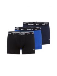 Nike Bokserki w 3-paku Mężczyźni Bawełna niebieski|czarny, M. Czarne bokserki Nike, m, bez wzorów, z bawełny. Za 179.95 zł.