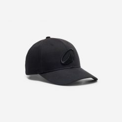 Czapka z daszkiem fitness Domyos. Czarne czapki z daszkiem DOMYOS, bez wzorów, z bawełny. Za 39.99 zł.