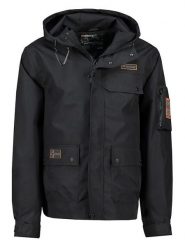 Geographical Norway Kurtka przejściowa "Bakirou" w kolorze czarnym rozmiar: XXL. Czarne kurtki Geographical Norway, xxl, bez wzorów, bez kaptura. Za 173.99 zł.