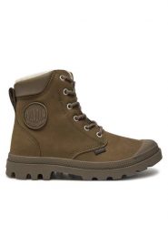 Palladium Trapery Pampa Sport Cuff Wps 72992-222-M Brązowy. Brązowe trapery Palladium, z nubiku, bez zapięcia. Za 839.00 zł.