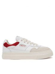 S.W.C Stepney Workers Club Sneakersy Pearl YA20410 Biały. Białe buty sportowe casual S.W.C Stepney Workers Club, bez wzorów, ze skóry, bez zapięcia. Za 379.99 zł.