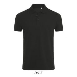 Polo Sol's Phoenix. Czarne koszulki polo SOL'S, m, bez wzorów, bez kołnierzyka, bez ramiączek. Za 159.00 zł.
