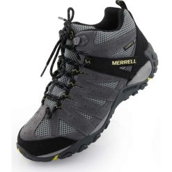 Męskie buty trekkingowe Merrell Men Accentor 2 Vent Mid Wp Turbulence Grey. Szare buty turystyczne Merrell, bez wzorów, bez zapięcia, trekkingowe. Za 680.99 zł.