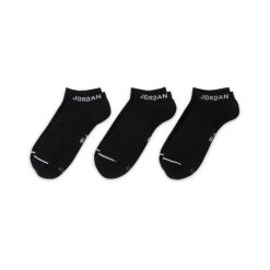 Skarpety męskie nike air jordan jumpman no-show socks 3 pary. Czarne skarpety Jordan, bez wzorów. Za 69.00 zł.