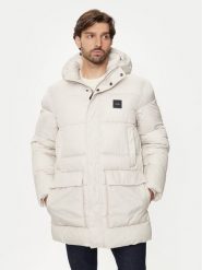 Calvin Klein Płaszcz zimowy K10K113465 Beżowy Regular Fit. Brązowe płaszcze CALVIN KLEIN, na zimę, l, bez wzorów, z syntetyku, bez kaptura. Za 1,069.00 zł.