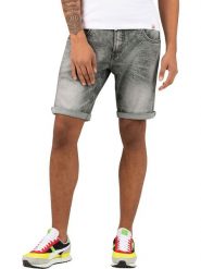 Timezone Szorty dżinsowe "Scotty" - Slim fit - w kolorze szarym rozmiar: W31. Szare szorty Timezone, z aplikacjami, z jeansu, klasyczne. Za 87.81 zł.