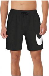 Szorty kąpielowe męskie Nike Specs 7" Volley. Czarne krótkie spodenki sportowe Nike, m, bez wzorów, z materiału. Za 264.45 zł.