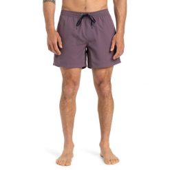 Szorty kąpielowe dla Mężczyzn EVERYDAY SOLID VOLLEY 15". Fioletowe kąpielówki Quiksilver, m, bez wzorów, z poliesteru. Za 139.99 zł.