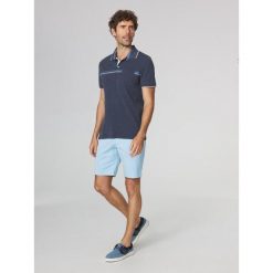 Koszulka polo męska TBS Kamalpol. Niebieskie koszulki polo Tbs, m, bez wzorów, bez kołnierzyka, bez ramiączek. Za 299.00 zł.