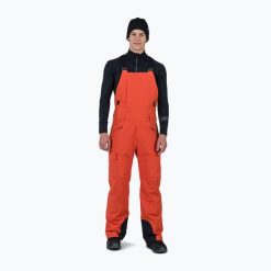 Spodnie narciarskie męskie Rossignol Relax Bib. Brązowe spodnie narciarskie i snowboardowe Rossignol, m, bez wzorów, narciarskie. Za 939.99 zł.