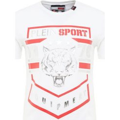 Plein Sport ROUND NECK SCRATCH Tshirt z nadrukiem white. T-shirty marki Plein Sport. Za 869.00 zł.