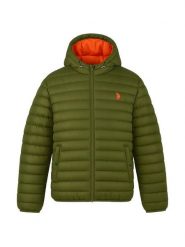 U.S. Polo Assn. Kurtka pikowana w kolorze oliwkowym rozmiar: S. Brązowe kurtki U.S. Polo Assn., s, bez wzorów, bez kaptura. Za 205.45 zł.
