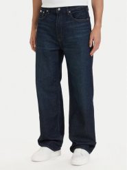 Calvin Klein Jeansy LV04RG785G Granatowy Baggy Fit. Niebieskie jeansy CALVIN KLEIN, m. Za 409.99 zł.