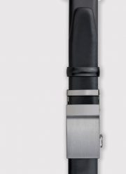 PAKO LORENTE – Pasek męski P000B-PX-805-C. Czarne paski Pako Lorente, bez wzorów. Za 149.99 zł.