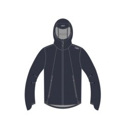 Kurtka nieprzemakalna z stałym kapturem CMP. Brązowe kurtki CMP, bez wzorów. Za 401.00 zł.