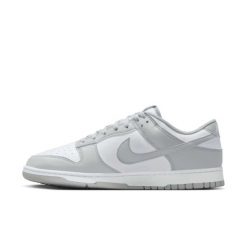 Nike Dunk Low Retro Sneakersy męskie. Białe buty do koszykówki Nike, z aplikacjami, z gumy, bez zapięcia. Za 409.99 zł.