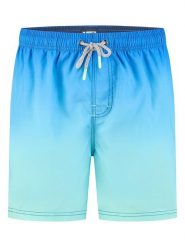 Happy Shorts Szorty kąpielowe w kolorze niebiesko-turkusowym rozmiar: L. Niebieskie kąpielówki Happy Shorts, l, bez wzorów, z materiału. Za 80.52 zł.