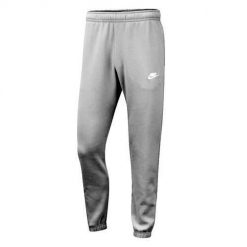 Spodnie treningowe męskie Nike Club Pant CF. Szare buty treningowe Nike, bez wzorów, z dresówki, na fitness i siłownię. Za 190.55 zł.