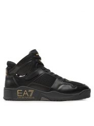 EA7 Emporio Armani Sneakersy X8Z039 XK331 M701 Czarny. Czarne buty sportowe casual EA7 Emporio Armani, bez wzorów, ze skóry, bez zapięcia. Za 569.99 zł.