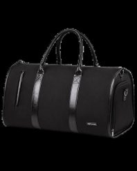 Elegancka torba na garnitur 2w1 WINGS BLACK. Czarne torby na ramię Wings, bez wzorów, z materiału, na ramię, bez dodatków. Za 189.90 zł.