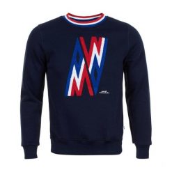 Bluza z dekoltem Peak Mountain Contamine. Niebieskie bluzy Peak Mountain, na zimę, l, bez wzorów, bez kaptura. W wyprzedaży za 192.50 zł.