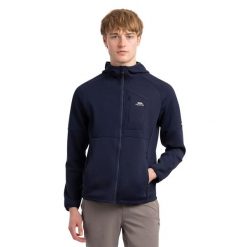 Bluza Sportowa Męska Bani Rozpinana. Niebieskie bluzy z kapturem Trespass, l, bez wzorów, z elastanu, z kapturem. Za 221.99 zł.