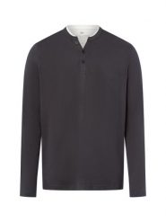 Nils Sundström Męska koszula z długim rękawem Mężczyźni Bawełna czarny jednolity, M. Czarne koszule Nils Sundström, m, bez wzorów, z bawełny, bez kołnierzyka, bez ramiączek. Za 199.95 zł.