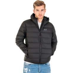 Kurtka męska Jack Wolfskin czarna r. M. Czarne kurtki Jack Wolfskin, m, bez wzorów, bez kaptura. Za 729.00 zł.