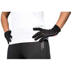 Rękawiczki Do Biegania Unisex Elite Dla Dorosłych. Czarne rękawiczki SPIRO, bez wzorów, z materiału. Za 124.99 zł.
