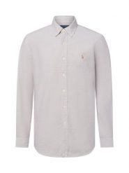 Polo Ralph Lauren Męska koszula casual Mężczyźni Modern Fit Bawełna beżowy jednolity, XL. Brązowe koszule Polo Ralph Lauren, m, bez wzorów, z bawełny, bez kołnierzyka, bez ramiączek. Za 479.95 zł.