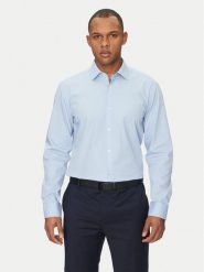 Hugo Koszula C-Jenno 50289499 Błękitny Slim Fit. Niebieskie koszule Hugo, m, bez wzorów, z bawełny, bez kołnierzyka, bez ramiączek. Za 249.99 zł.