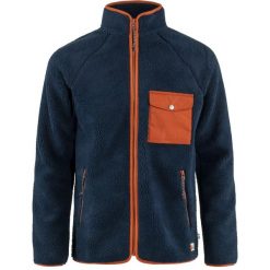 Kurtka polarowa męska Fjallraven Vardag Pile Fleece. Niebieskie kurtki Fjällräven, na jesień, m, bez wzorów, z polaru, bez kaptura. Za 722.99 zł.