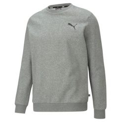 Bluza Puma Essential. Czerwone bluzy bez kaptura Puma, m, bez wzorów, z bawełny, bez kaptura. Za 227.65 zł.